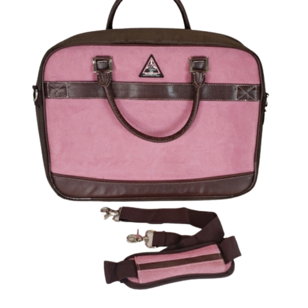Scanfast pink airline checkpoint computer carry-on bag